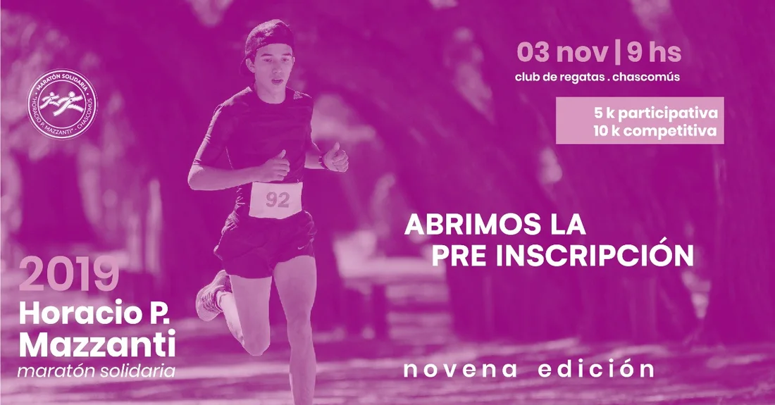 Imagen de Chascomús corre: la convocatoria de 2019