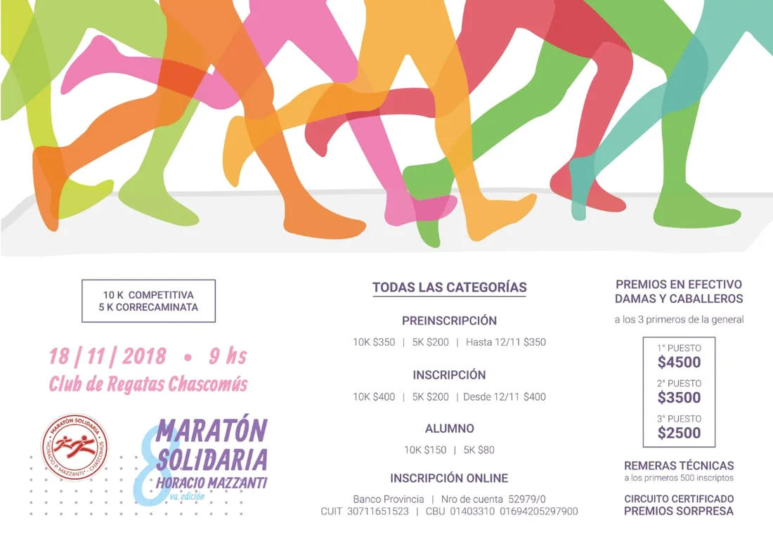 Imagen de La preinscripción de la 8ª maratón
